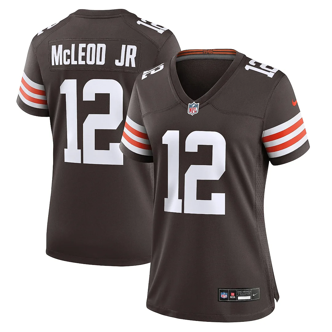 Zennovawear Women's Cleveland Browns Rodney McLeod Jr Brown Game Jersey