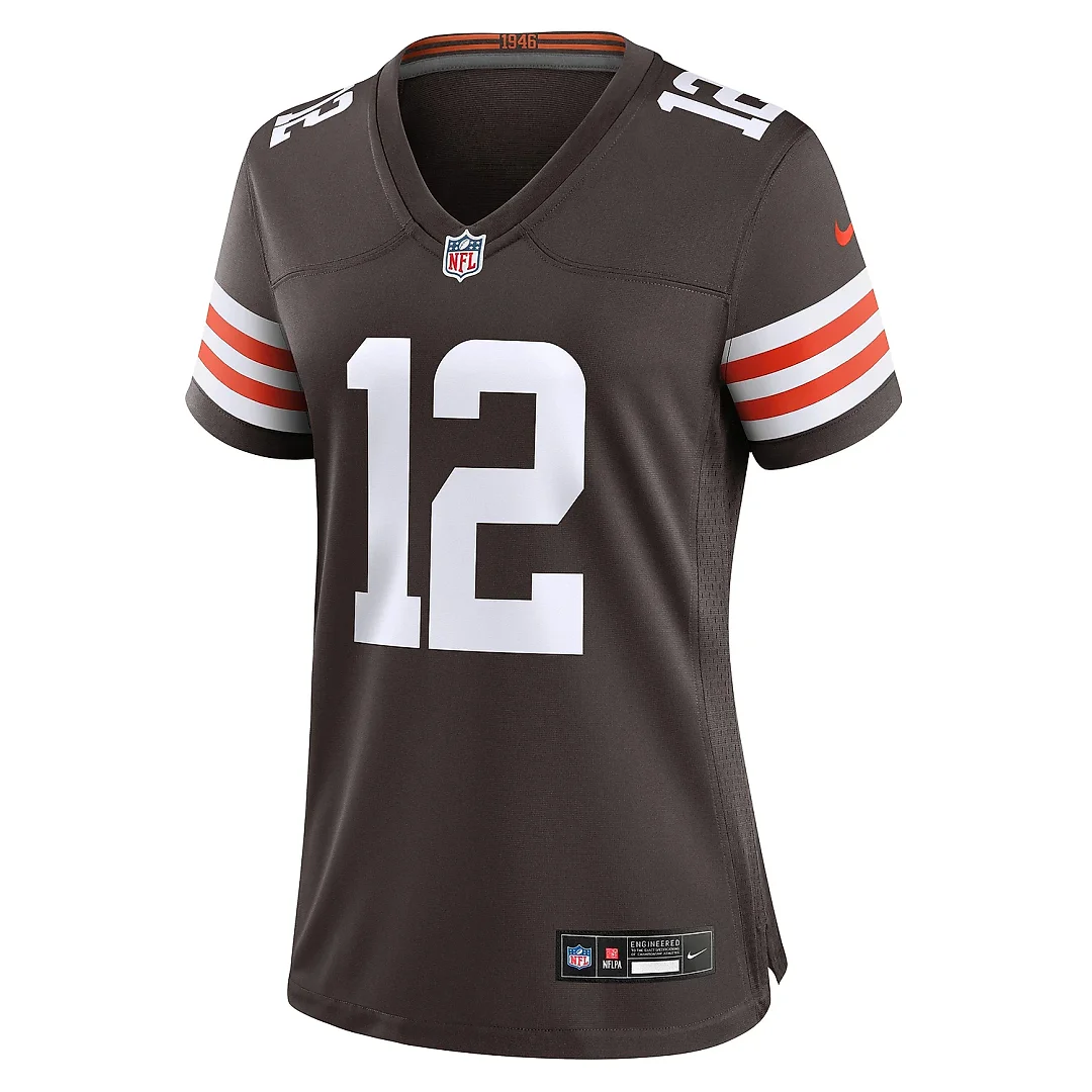 Zennovawear Women's Cleveland Browns Rodney McLeod Jr Brown Game Jersey