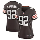 Zennovawear Women's Cleveland Browns Sam Kamara Brown Team Game Jersey