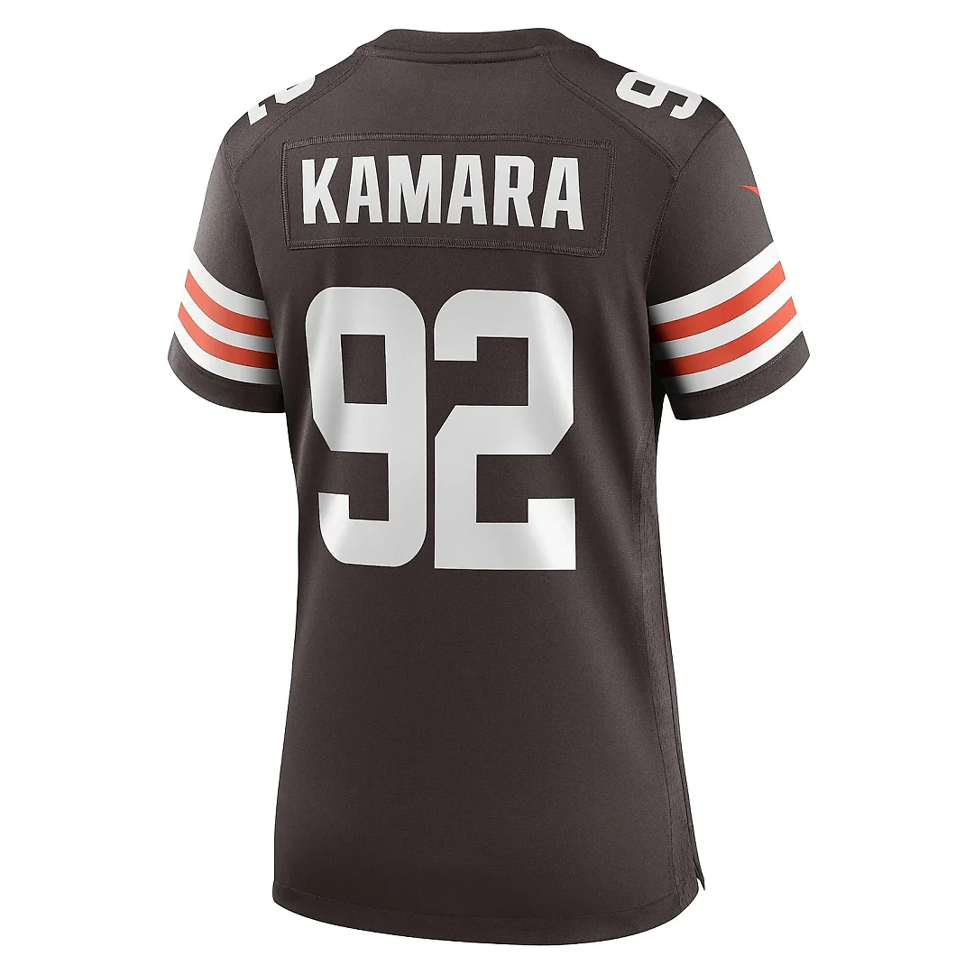 Zennovawear Women's Cleveland Browns Sam Kamara Brown Team Game Jersey