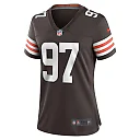 Zennovawear Women's Cleveland Browns Tommy Togiai Brown Game Jersey