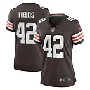 Zennovawear Women's Cleveland Browns Tony Fields II Brown Team Game Jersey