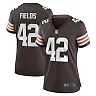 Zennovawear Women's Cleveland Browns Tony Fields II Brown Team Game Jersey