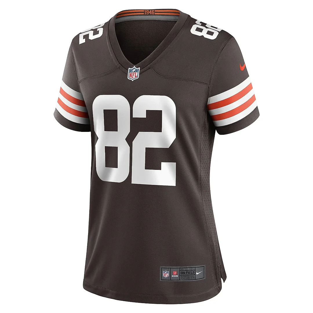 Zennovawear Women's Cleveland Browns Trinity Benson Brown Team Game Jersey