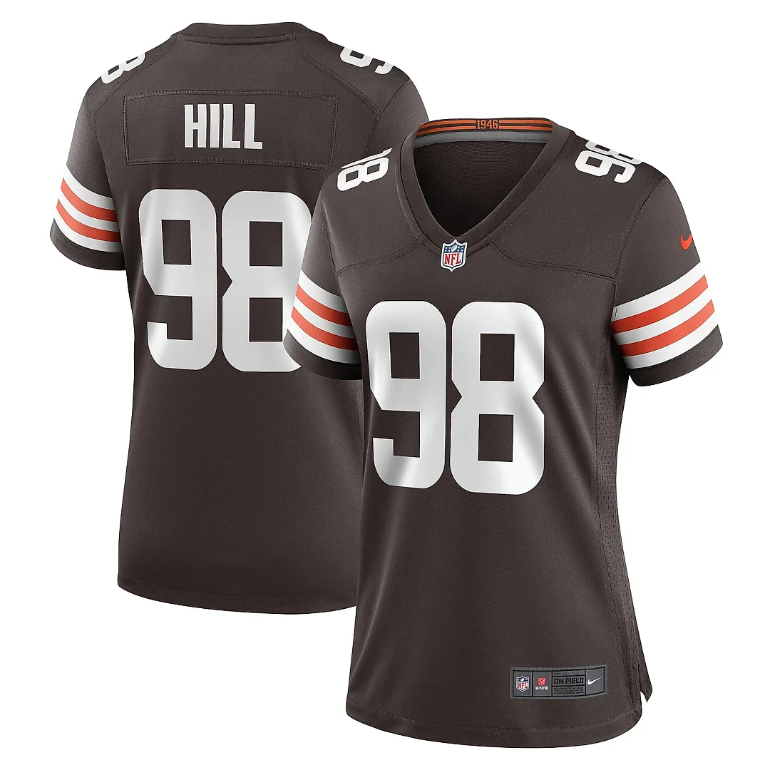 Zennovawear Women's Cleveland Browns Trysten Hill Brown Game Jersey
