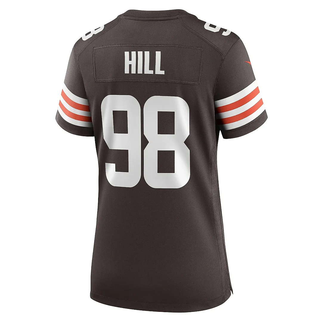 Zennovawear Women's Cleveland Browns Trysten Hill Brown Game Jersey