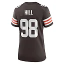 Zennovawear Women's Cleveland Browns Trysten Hill Brown Game Jersey