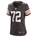 Zennovawear Women's Cleveland Browns Ty Nsekhe Brown Game Jersey