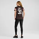 Zennovawear Women's Cleveland Browns Vincent Gray Brown Team Game Jersey