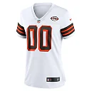 Zennovawear Women's Cleveland Browns White 1946 Collection Alternate Custom Jersey
