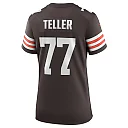 Zennovawear Women's Cleveland Browns Wyatt Teller Brown Game Jersey
