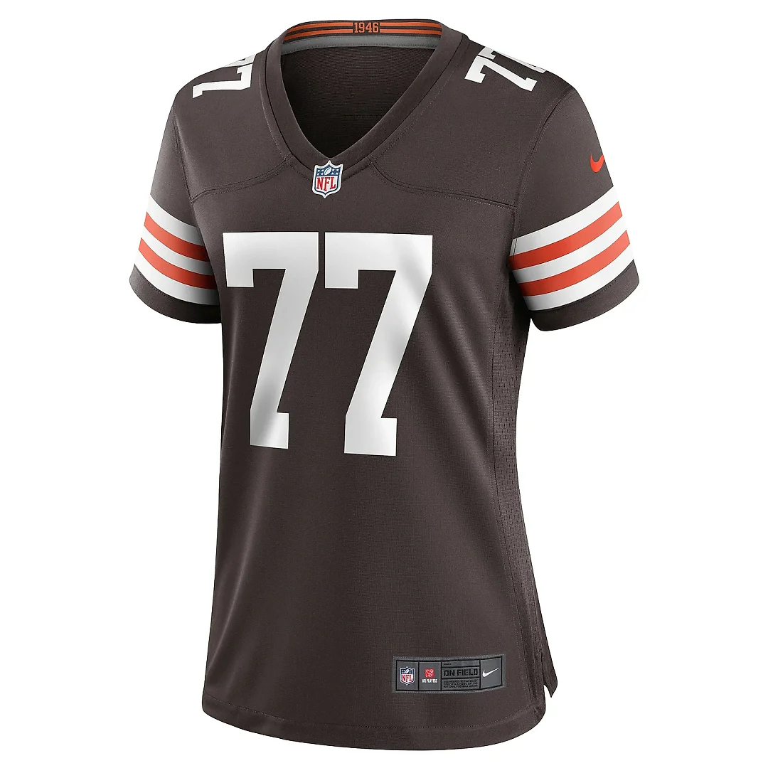 Zennovawear Women's Cleveland Browns Wyatt Teller Brown Game Jersey