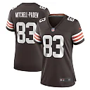 Zennovawear Women's Cleveland Browns Zaire Mitchell-Paden Brown Team Game Jersey