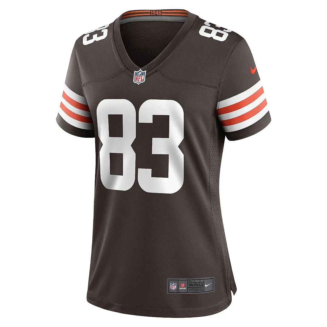 Zennovawear Women's Cleveland Browns Zaire Mitchell-Paden Brown Team Game Jersey