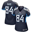 Zennovawear Women's Corey Davis Navy Tennessee Titans Game Jersey