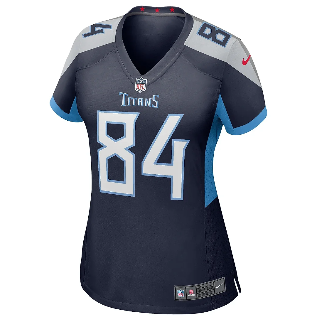 Zennovawear Women's Corey Davis Navy Tennessee Titans Game Jersey