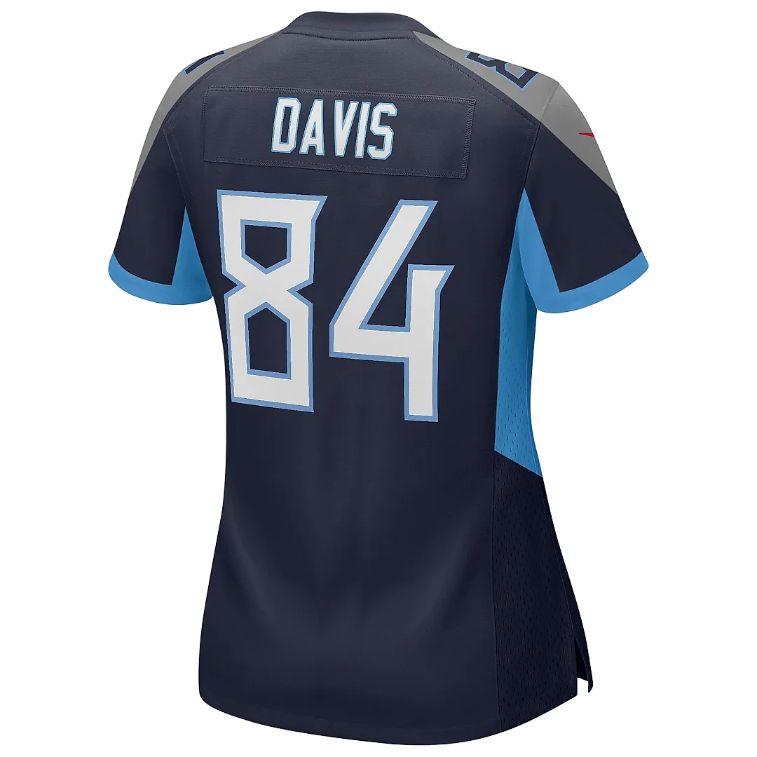 Zennovawear Women's Corey Davis Navy Tennessee Titans Game Jersey