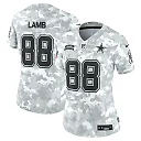 Zennovawear Women's Dallas Cowboys CeeDee Lamb Arctic Camo 2024 Salute to Service Limited Jersey