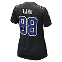 Zennovawear Women's Dallas Cowboys CeeDee Lamb Carbon Black Fashion Game Jersey