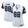 Zennovawear Women's Dallas Cowboys CeeDee Lamb White 2nd Alternate Game Jersey