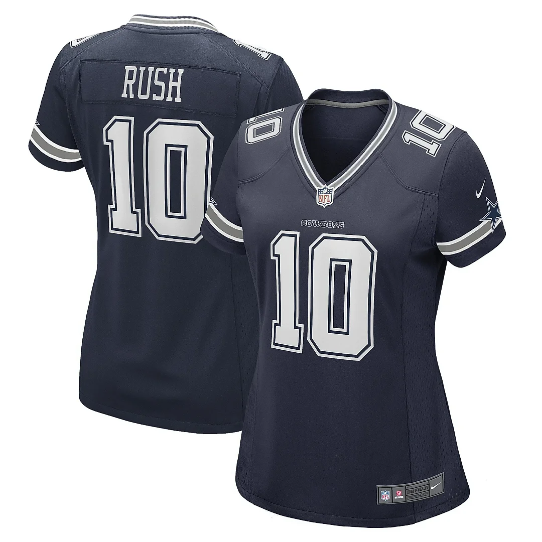 Zennovawear Women's Dallas Cowboys Cooper Rush Navy Game Player Jersey