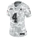 Zennovawear Women's Dallas Cowboys Dak Prescott Arctic Camo 2024 Salute to Service Limited Jersey