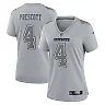 Zennovawear Women's Dallas Cowboys Dak Prescott Gray Atmosphere Fashion Game Jersey