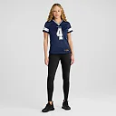 Zennovawear Women's Dallas Cowboys Dak Prescott Navy Game Team Jersey