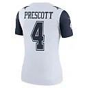 Zennovawear Women's Dallas Cowboys Dak Prescott White Legend Player Performance Top