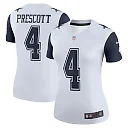 Zennovawear Women's Dallas Cowboys Dak Prescott White Legend Player Performance Top