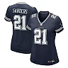 Zennovawear Women's Dallas Cowboys Deion Sanders Navy Team Retired Player Game Jersey