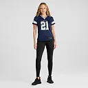 Zennovawear Women's Dallas Cowboys Deion Sanders Navy Team Retired Player Game Jersey