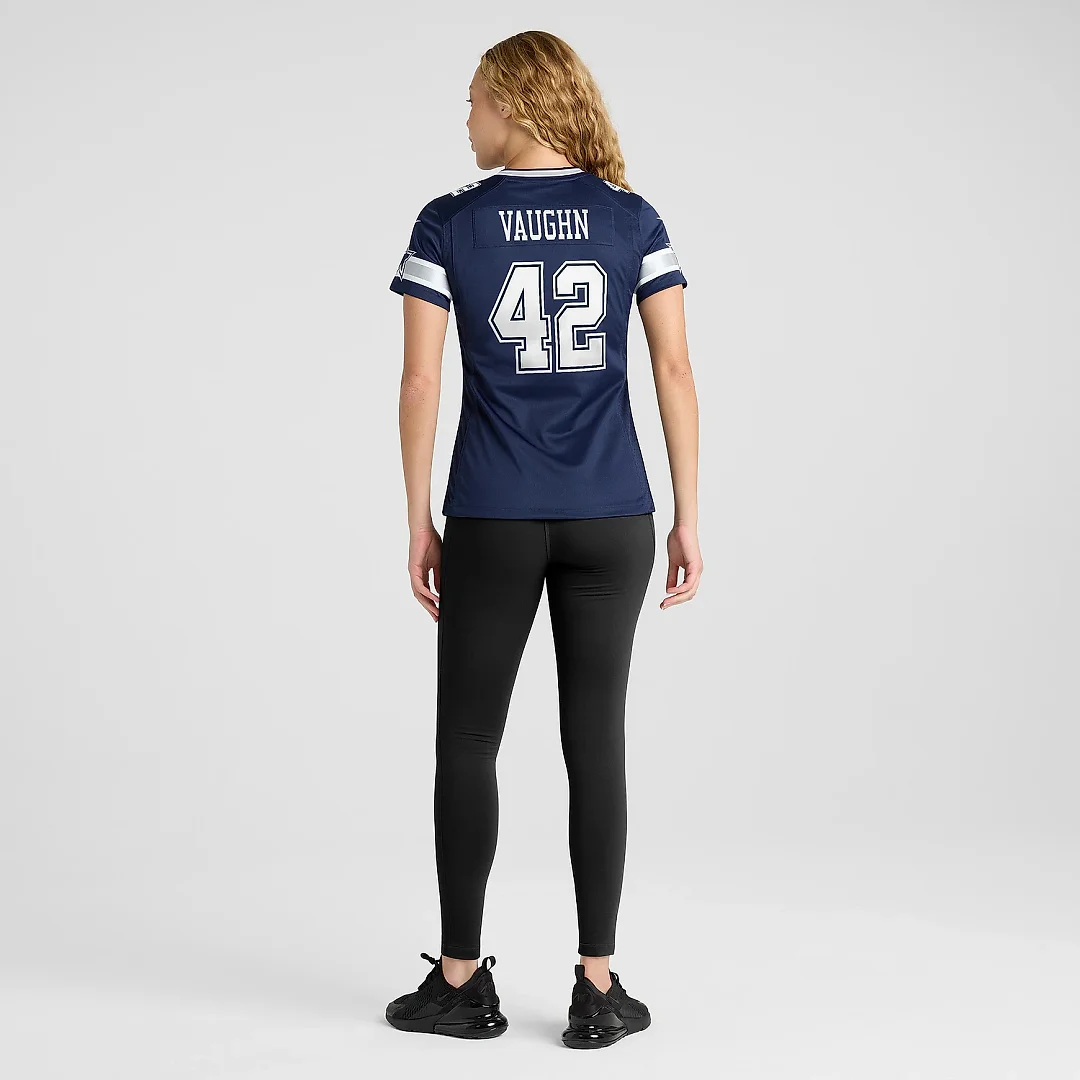Zennovawear Women's Dallas Cowboys Deuce Vaughn Navy Game Jersey