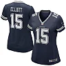 Zennovawear Women's Dallas Cowboys Ezekiel Elliott Navy Game Jersey