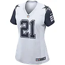 Zennovawear Women's Dallas Cowboys Ezekiel Elliott White Alternate Game Jersey
