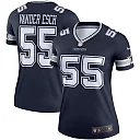 Zennovawear Women's Dallas Cowboys Leighton Vander Esch Navy Legend Player Performance Top