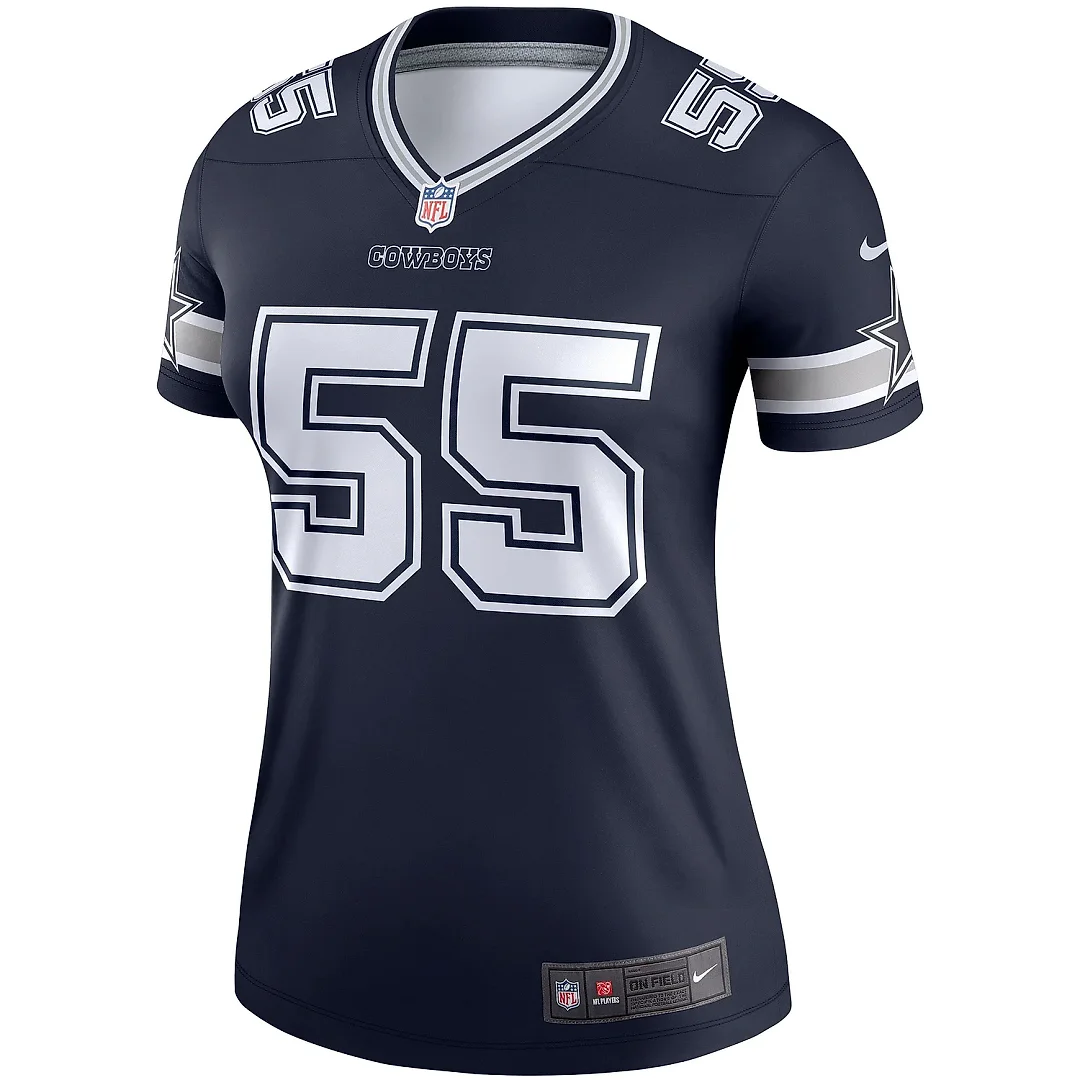 Zennovawear Women's Dallas Cowboys Leighton Vander Esch Navy Legend Player Performance Top