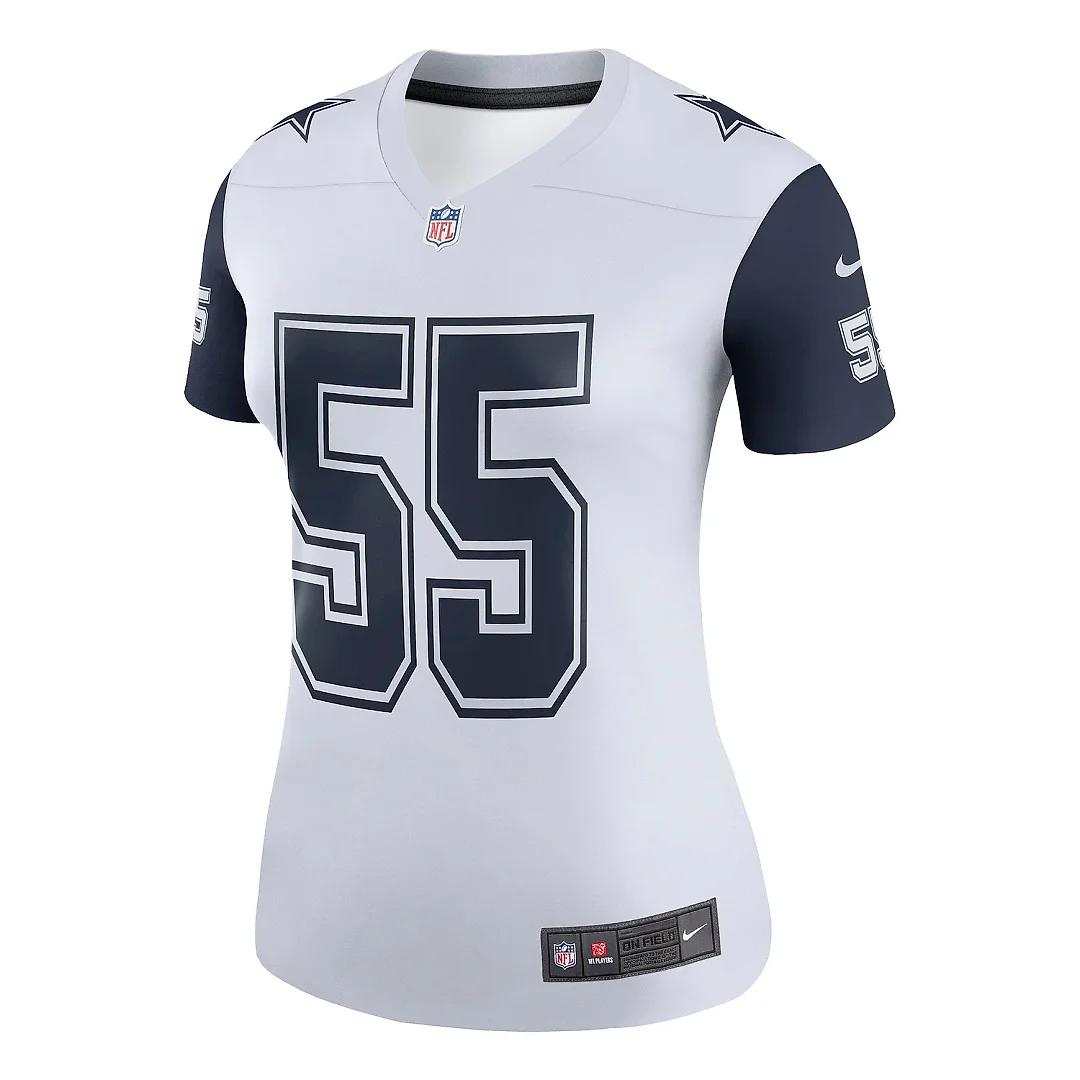 Zennovawear Women's Dallas Cowboys Leighton Vander Esch White Legend Player Performance Top