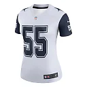 Zennovawear Women's Dallas Cowboys Leighton Vander Esch White Legend Player Performance Top