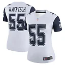 Zennovawear Women's Dallas Cowboys Leighton Vander Esch White Legend Player Performance Top