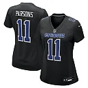 Zennovawear Women's Dallas Cowboys Micah Parsons Carbon Black Fashion Game Jersey
