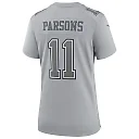 Zennovawear Women's Dallas Cowboys Micah Parsons Gray Atmosphere Fashion Game Jersey