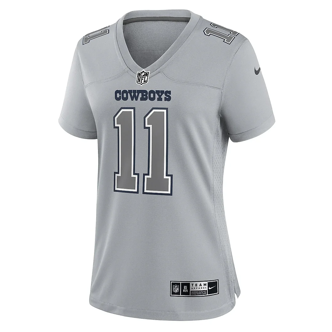 Zennovawear Women's Dallas Cowboys Micah Parsons Gray Atmosphere Fashion Game Jersey