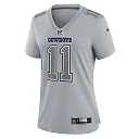 Zennovawear Women's Dallas Cowboys Micah Parsons Gray Atmosphere Fashion Game Jersey