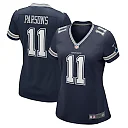 Zennovawear Women's Dallas Cowboys Micah Parsons Navy Game Jersey