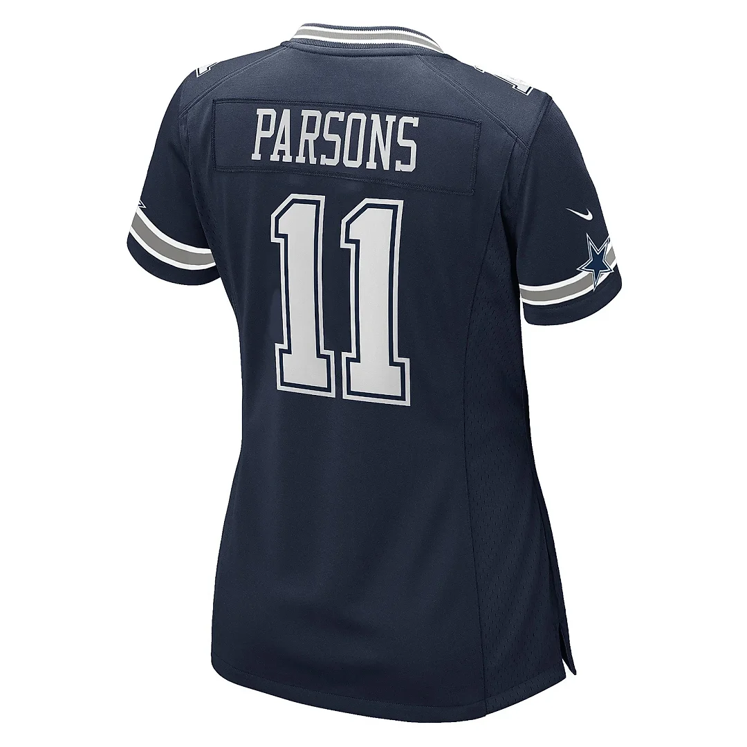Zennovawear Women's Dallas Cowboys Micah Parsons Navy Game Jersey