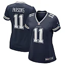 Zennovawear Women's Dallas Cowboys Micah Parsons Navy Game Player Jersey