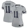 Zennovawear Women's Dallas Cowboys Micah Parsons Silver Inverted Legend Jersey