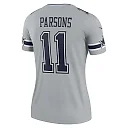 Zennovawear Women's Dallas Cowboys Micah Parsons Silver Inverted Legend Jersey