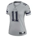 Zennovawear Women's Dallas Cowboys Micah Parsons Silver Inverted Legend Jersey